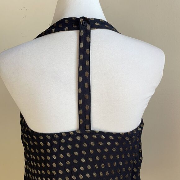 Anthropologie “Staring at Stars” Black & Metallic Racerback (Small) - Picture 14 of 16